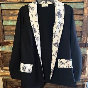 🔥Black Cowboy Blazer